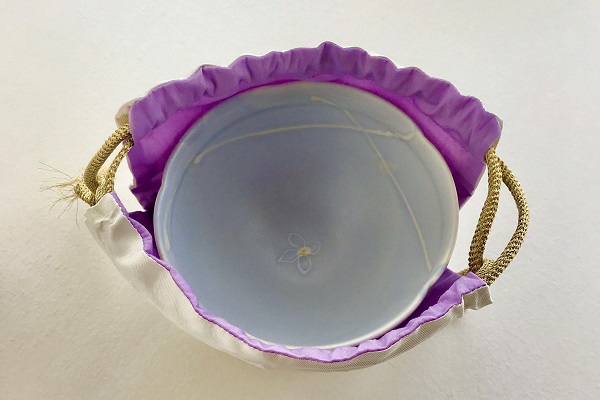 パールグレー紫陽花つぼみ風抹茶碗の紹介画像